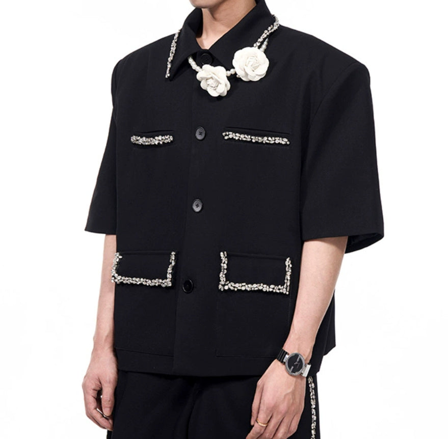 Short Suit Coat Men's Summer New High Sense