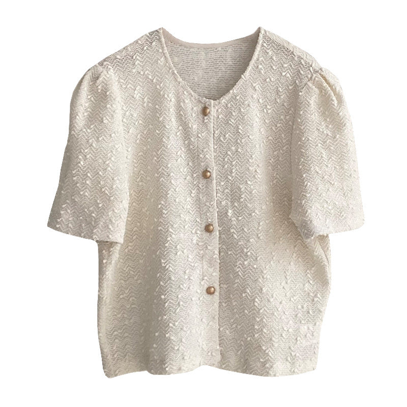 Summer Short Bubble Sleeved Jacket