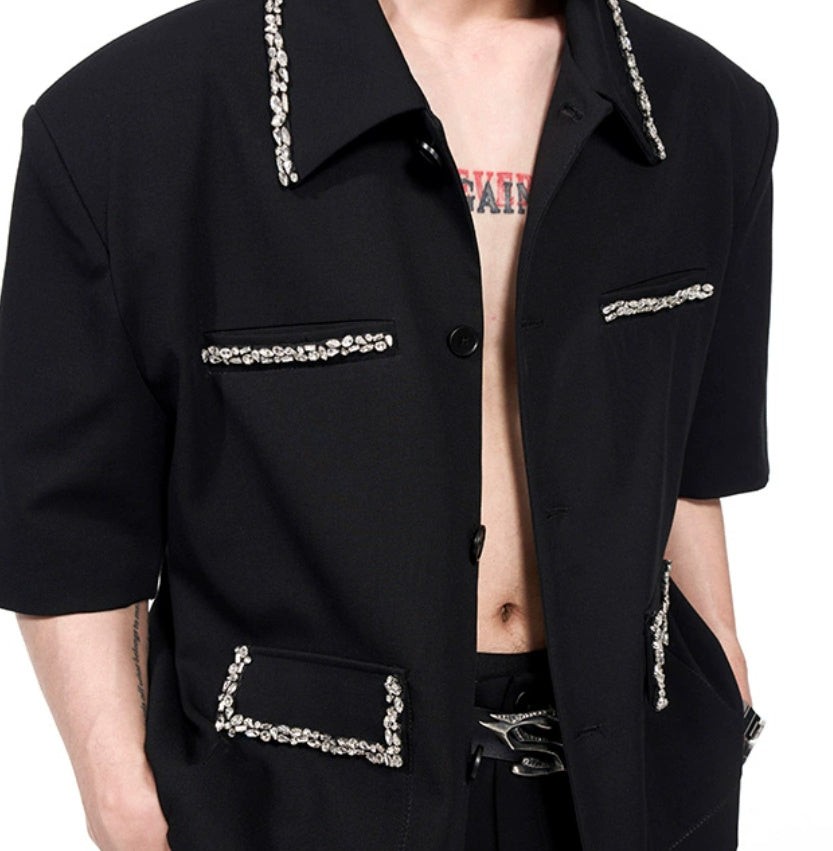Short Suit Coat Men's Summer New High Sense