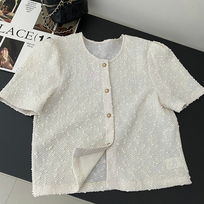 Summer Short Bubble Sleeved Jacket