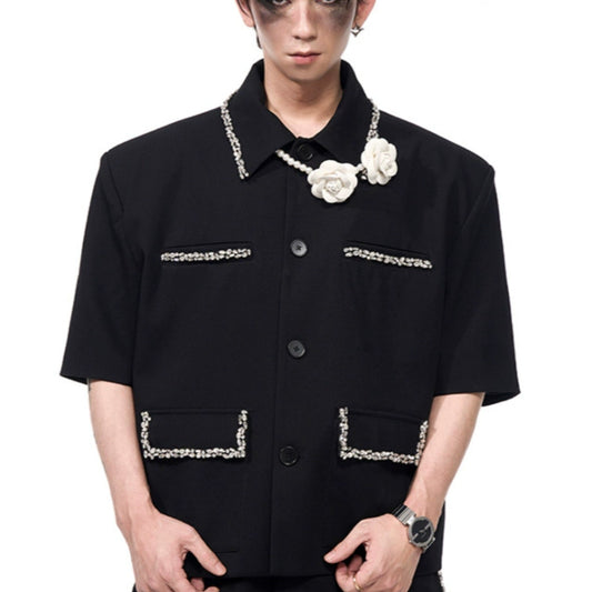 Short Suit Coat Men's Summer New High Sense